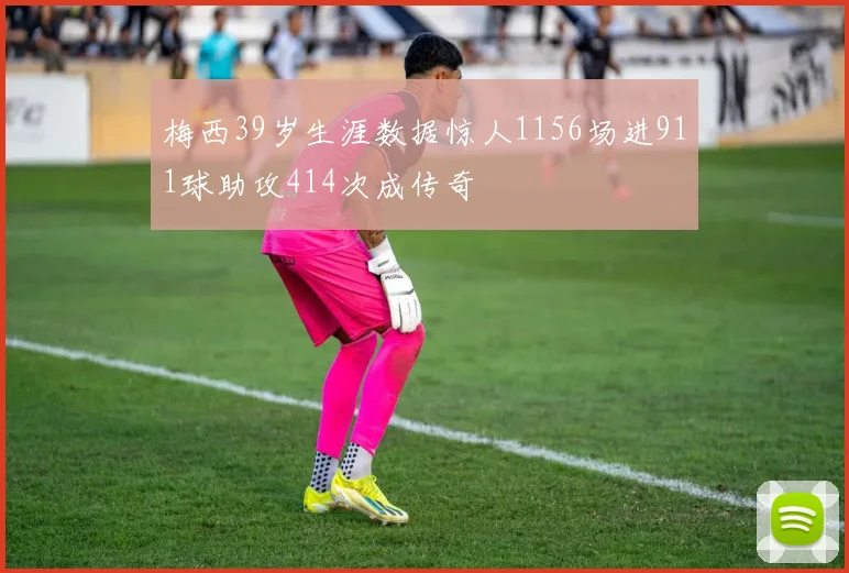 梅西39岁生涯数据惊人1156场进911球助攻414次成传奇